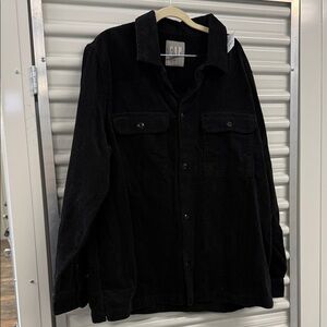GAP Men's Black Corduroy shirt Jacket